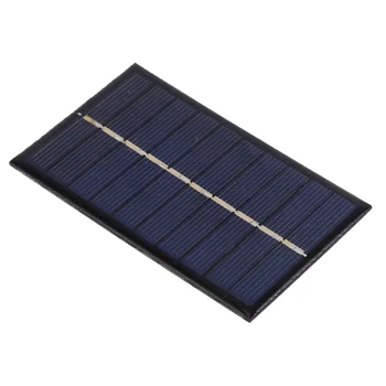 150mA 0.75 W 5V Güneş Pili Modülü Polikristal Dıy güneş panelı Şarj Için 3.7 V Pil Eğitim Oyuncak 100x60Mm Epoksi