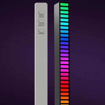 RGB Ses aktive Ritim ortam atmosfer lamba APP Kontrolü Renkli LED müzik ritim gece bar için ışık Araba Ev Dekor