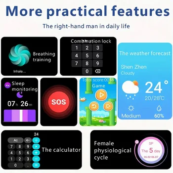 2023 Yeni Akıllı İzle Erkekler Kadınlar Altın Xiaomi Android Ios İçin Su Geçirmez Saatler Bluetooth Çağrı Spor İzci Smartwatch Bayanlar