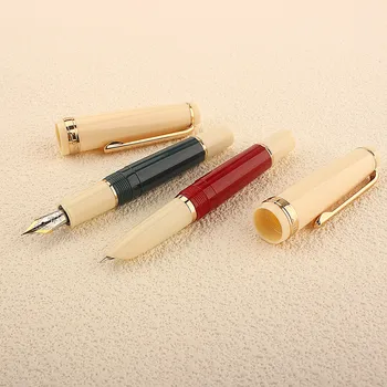 Jinhao 82 Mini dolma kalem EF / F / M / Bükülmüş Ucu, Dönüştürücü ile Mini Kısa Cep Yazma Kalem
