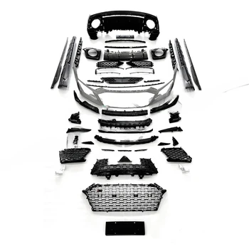 Büyük yeni tasarım bodykit Audi R8 2021 R8 oto araba parçaları ön tampon ızgarası yan etekler yükseltme vücut parçaları R8 model
