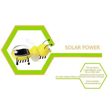 Güneş Oyuncak Enerji Tasarrufu Oyuncak Eğitici Güneş enerjili Arı Oyuncak Eğlenceli Bilim Yaratıcı Yenilik Hediye Çocuklar için Hiçbir Pil Gerekli