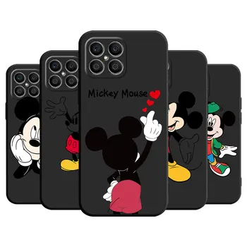 Mickey Minnie Kılıfı İçin Onur 90 Lite 8X20 70X8 X8A X9a X7 X6 50 Magic5 Pro 4 Siyah Yumuşak Telefon Funda