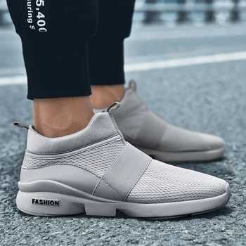 Erkek ayakkabısı Sneakers 2020 Yeni Loafer'lar Rahat Moda Örgü Erkek rahat ayakkabılar Çift Ayakkabı Hafif yürüyüş ayakkabısı Boyutu