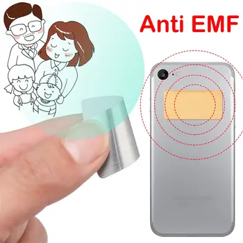 İnce Kameralı Telefon Taşınabilir İyonlaşmayı Önler Anti EMF Kalkanı Radyasyondan Korunma Çıkartmaları