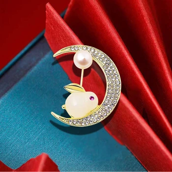 2023 Opal Kedi Broş Yüksek Dereceli Romantik kadın Takım elbise ışık lüks Küçük Kalabalık Ay Pin Ceket Bayanlar Aksesuarları yıldönümü hediyesi