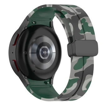 samsung Galaxy Watch için 20mm Silikon Saat Kayışı 6 5 4 40/44mm Watch5 Pro 45mm Watch6 Klasik 43 / 47mm bilezik kayışı Kordonlu Saat
