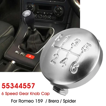 2X6 Hız Mat Vites Topuzu kapatma başlığı Vites Kolu Kılıf Kapak Alfa Romeo 159 İçin Brera Spider 2005-2011 55344557