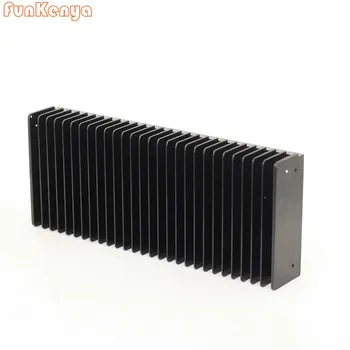 W300 H50 D145mm fırçalanmış alüminyum soğutucu DIY kabuk radyatör DIY amplifikatör ısı emici
