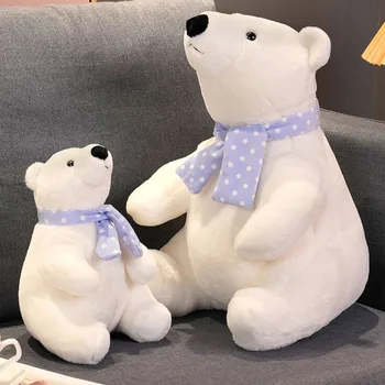 Kutup ayısı peluş oyuncaklar Sevimli 23cm 29cm 38cm Hayvan Dolması Bebekler Yumuşak peluş oyuncak Yumuşak Bebek çocuklar için doğum günü hediyesi Ev Dekor