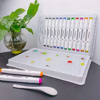 Yüzen Çizim Kalemleri 4 Renk Su İşaretleyiciler Yürümeye Başlayan İşaretleyiciler Yüzen Mürekkep İle Eğlenceli Ve Yaratıcı Hediyeler İçin Erkek Ve Kız