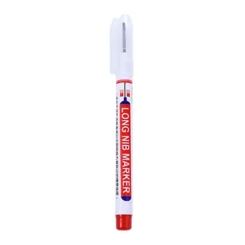 Okul Malzemeleri Kırmızı / Siyah / Mavi Mürekkep Ahşap Dekorasyon Sanat boya kalemi Uzun Kafa İşaretleyiciler Kalem Derin Delik işaretleme kalemleri