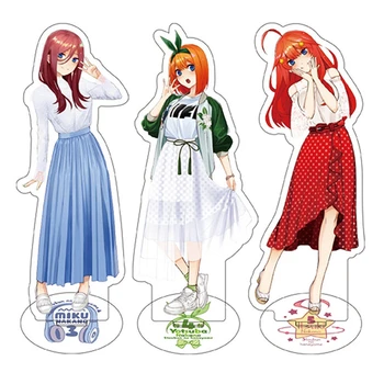 Anime Quintessential Quintuplets Akrilik Şekil Standı Modeli Plaka Oyuncaklar Nakano Ichika Nino Miku Yotsuba Itsuki Erkek Kız Hediyeler