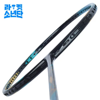 드 Full Full Tam Karbon Fiber Strung Badminton Raketleri 4U Gerilim 22-35LBS Ax Duo Eğitim Raketi Hızlı Spor Çanta İle Yetişkin İçin